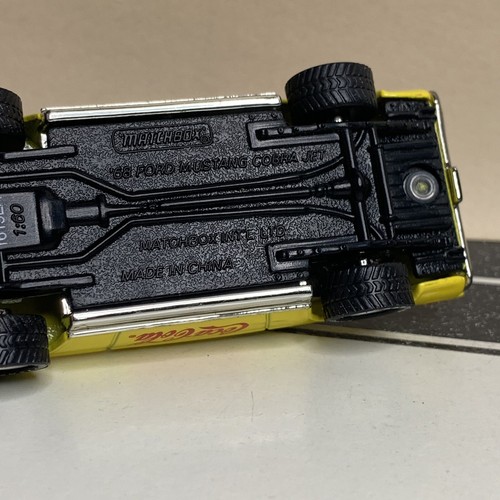 Matchbox Collectibles Coca-Cola 1968 Ford Mustang Cobra Jet Yellow 1:60 NM - Picture 14 of 17