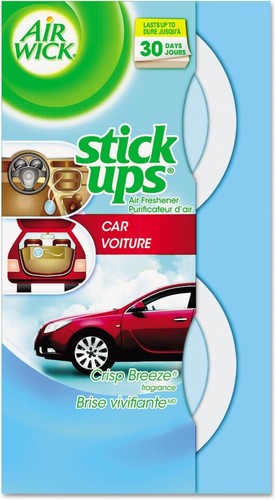 Ambientador de aire para coche Air Wick Stick Ups, brisa crujiente, paquete de 2 unidades 2 - Imagen 3 de 3