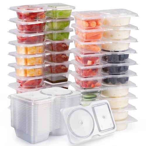 Reusable Snack Containers with Lids 20PcsNew Snack ContainersSnackle Box Cont...