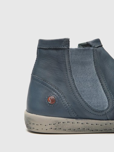 Stivali Chelsea da donna Softinos for Fly London ICI486SOF (navy lavati) AW23 NUOVI!! - Foto 2 di 3