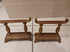 VINTAGE BRASS FIRE DOGS - GOOD USED CONDITION