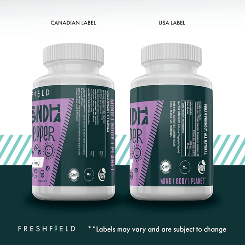 Ashwagandha with Black Pepper. Vegan Friendly Supplement for Adrenal Fatigue Sup - Picture 5 of 12