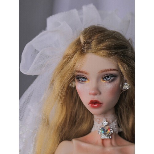 BJD Doll 1/4 Zombie Bride Girl Resin Ball Jointed Eyes Face Makeup Hair Clothes - Picture 10 of 22