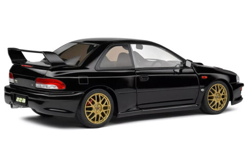Coche modelo Subaru Impreza WRC 22B 1998 RHD negro diecast 1/18 de Solido S1807406 - Imagen 2 de 8