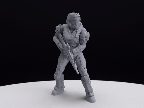 Halo Custom Spartan Type 7 Miniature - Resin 3D Printed Wargame/D&D - Picture 10 of 11