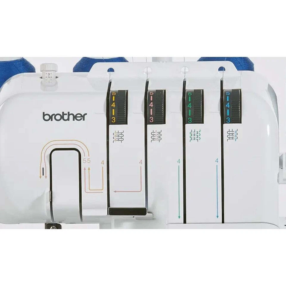 Brother 2104 D 4 Faden Overlock Nähmaschine mit Rollsaum/ Differentialtransport - Bild 3 von 4