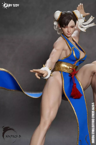 IN STOCK New PLAY TOY P023B 1/6 Fighting Goddess Chun Li 12" Action Figure - Picture 8 of 9