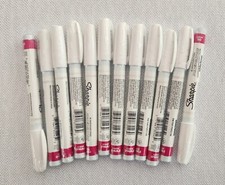 Marker Paint Sharpie Oil Based white ink fine...