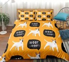 Dog Design 3 Piece Duvet Set