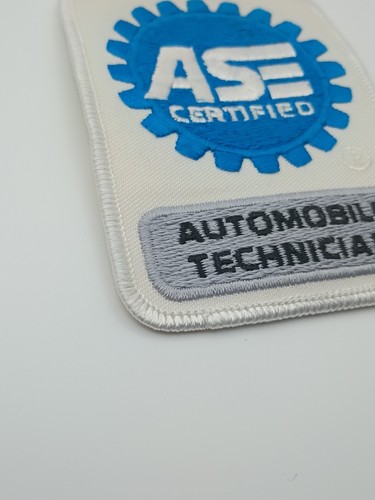 Parche plateado para uniforme de técnico automotriz certificado por ASE OEM - Imagen 3 de 7