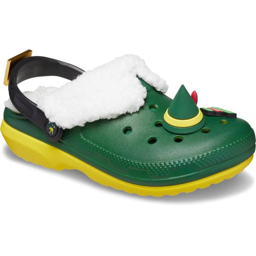Crocs Elf Classic Lined Clogs – Fuzzy Slippers, Indoor/Outdoor - Picture 5 of 6