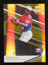 2020 Panini Elite Extra Edition Prime Numbers Gold /24 Yerlin Luis #191