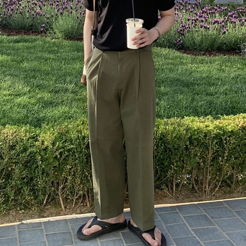 Neu Khaki Freizeithose locker gerade atmungsaktive koreanische dünne Herrenhose - Bild 15 von 15