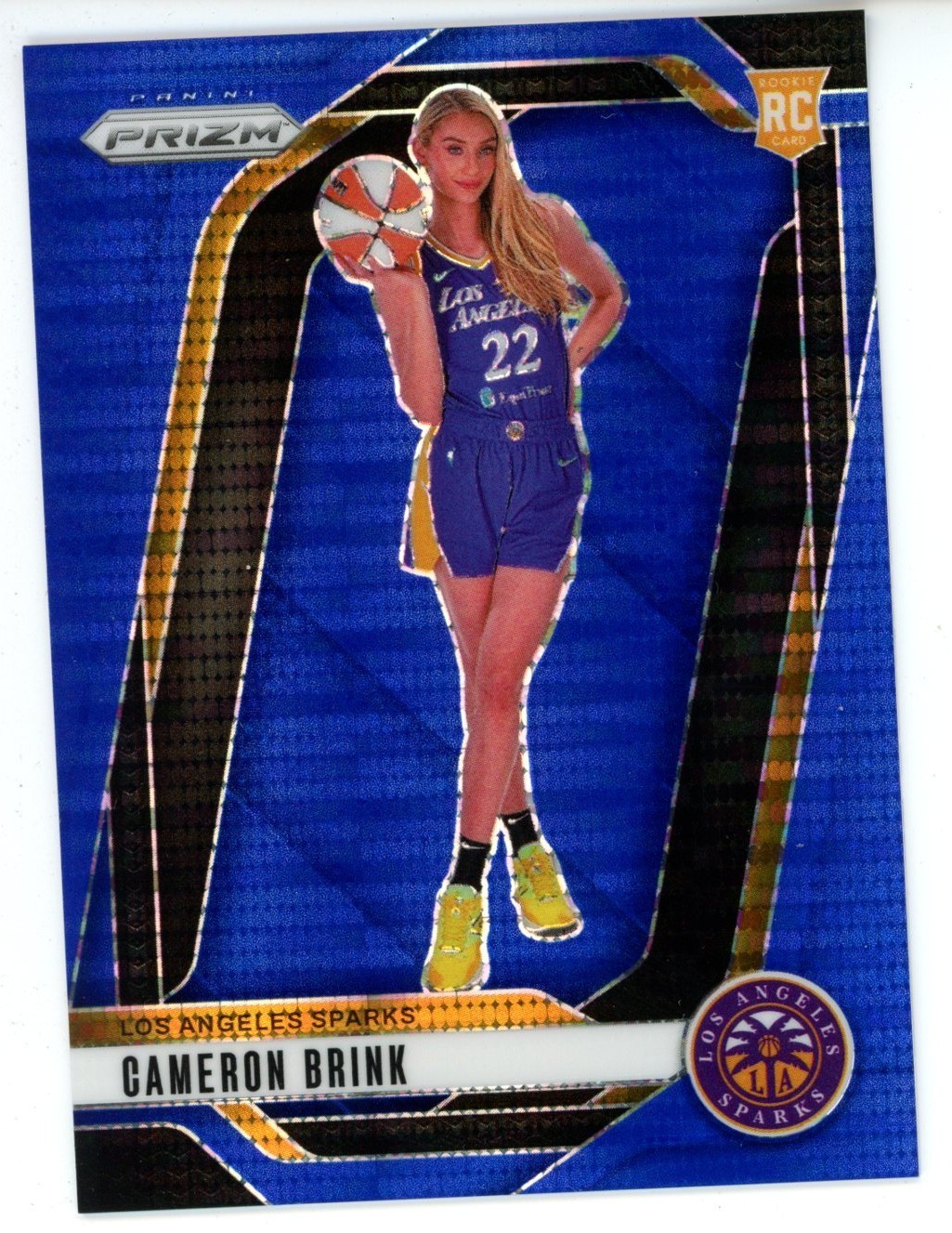 2024 Panini Prizm WNBA Cameron Brink #143 Blue Pulsar Prizm Rookie RC SP 21/199