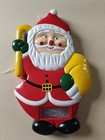 Vintage Retro Kitsch Musical Santa Claus Father Christmas Unused Wall Decor 28cm