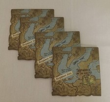 Trader Sam's Disneyland Resort, Elephant Pool Puzzle Piece Coasters, new, unused