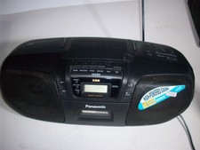 Panasonic RX-DS25 Portable Stereo CD, Cassette Radio Boombox Tested Working