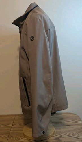 Calvin Klein Men’s Full-Zip Water Resistant Bonded Jacket Gray Size Large - Picture 3 of 12