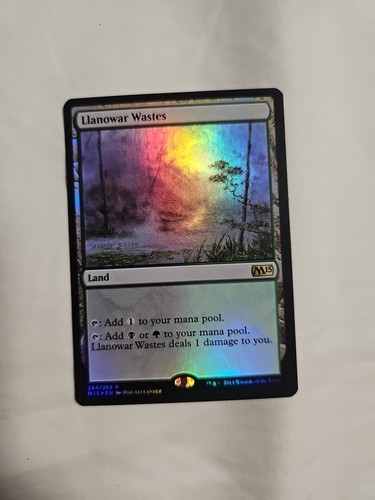 Llanowar Wastes - Foil Holo - Magic Origins LP MTG