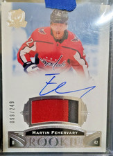 2019-20 Upper Deck The Cup 99/249 Martin Fehervary #138 RPA Rookie Patch Auto RC