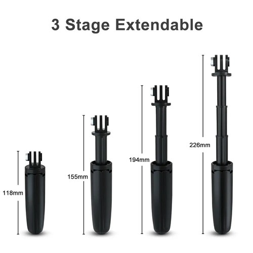 for Gopro Vlog Tripod Foldable Tripod Mini Portable Monopod for Go Pro Hero 11 1 - Picture 2 of 6
