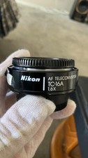 NIKON TC-16A 1.6X AF TELECONVERTOR NICE LENS 40 YEAR COLLECTION READ MY FEEDBACK