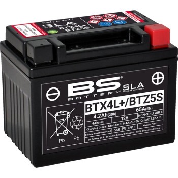 BS Battery BTX4L/BTZ5S (YTX) AGM Maintenance-Free 300669