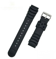 SEIKO Genuine Watch strap Band 20mm Black Urethane 4KR3JZR for SKA371PD SHC067PC