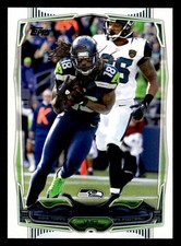 2014 Topps #63 Sidney Rice Card Seattle Seahawks