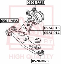Rotule de suspension Nissan 350 Z