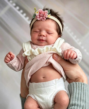Reborn Baby Dolls Full Body Girl 18    Realistic Baby Doll