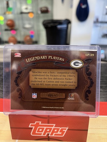 2006 Donruss Classics Football Ray Nitschke Legendary Players /1000 #lp-29 - Picture 2 of 2