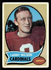 1970 Topps #160 Larry Wilson (HOF) - St. Louis Cardinals (Low Grade)