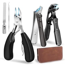 2025 Toenail Clippers for Thick Nails for Seniors, Nail Clippers for Men 