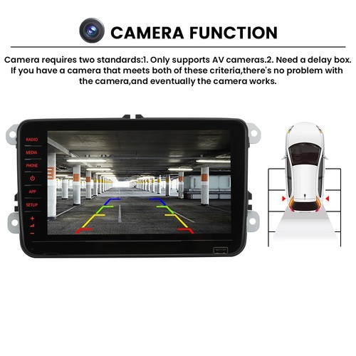 NONAME 8" RCD880 PRO 187B Carplay Android Auto Radio Für VW Sharan Golf Caddy CC - Bild 11 von 18