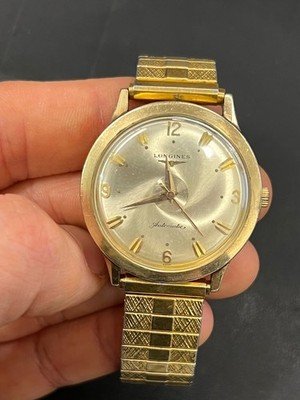 VINTAGE LONGINES GF 17J AUTOMATIC WRISTWATCH - SAN DIEGO P.D. RETIREMENT WATCH