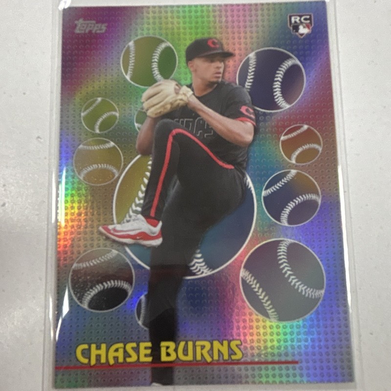 Topps 2025 Titans of the Game Chase Burns RC Rookie Cincinnati Reds #TOG-25