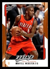 Martell Webster 2008-09 Upper Deck MVP #133 Portland Trail Blazers