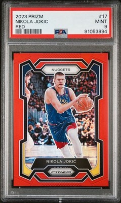 2023-24 Panini Prizm - Nikola Jokić #17 Red Prizm /299