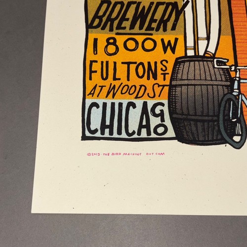 GOOSE ISLAND BEER 312 URBAN BLOCK PARTY EVENT POSTER 2015 Chicago 18 X 24 - #103 - Picture 3 of 15
