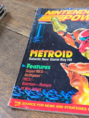 ✨ NINTENDO POWER Magazine - 31 - Metroid NES Batman Ninja Turtles Poster - Picture 2 of 8