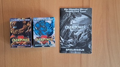 MARVEL OVERPOWER Cardgame - Starter Heroes Assemble + Clobberin' Time
