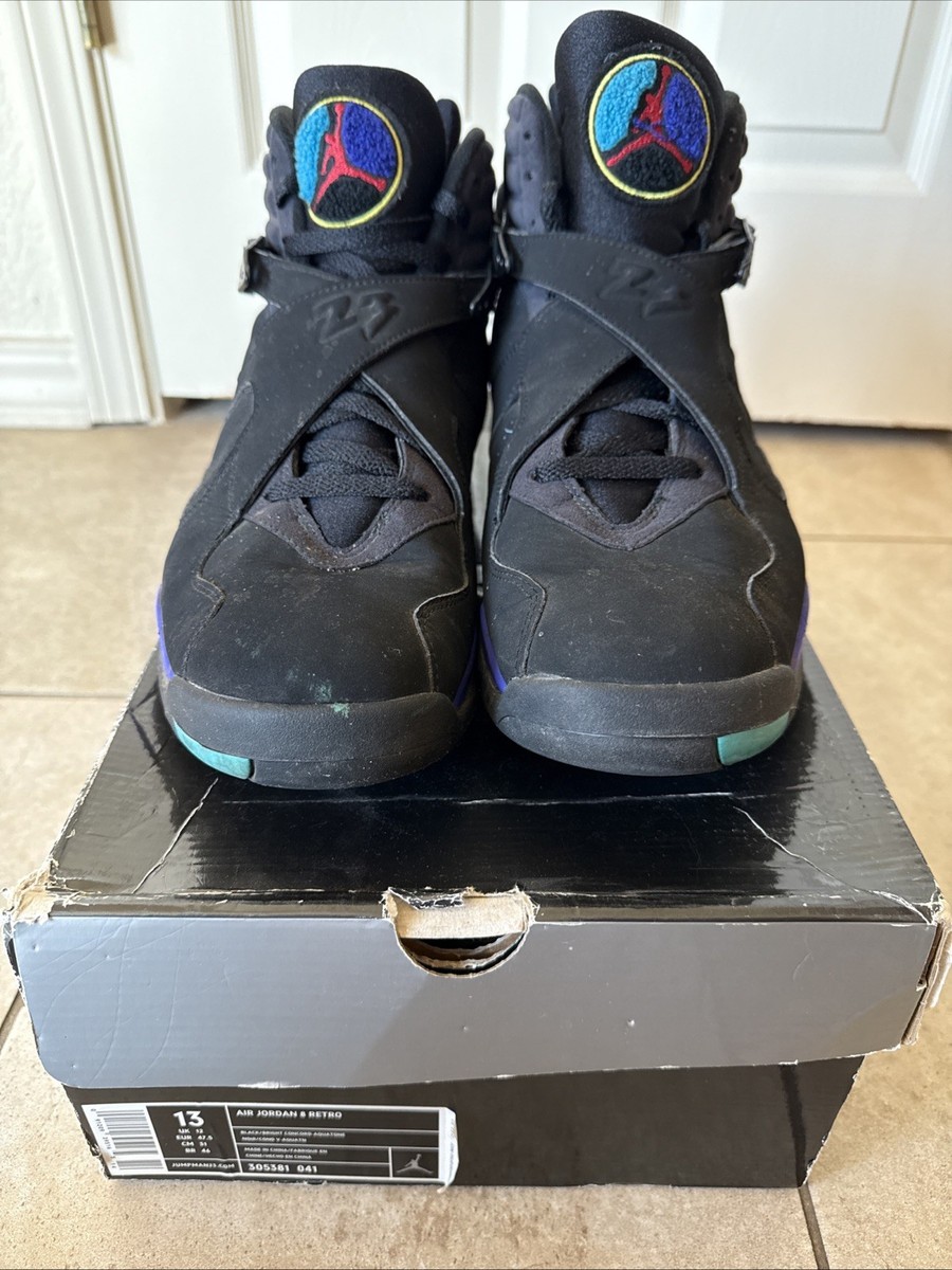 Size 13 - Air Jordan 8 Retro 2007 Aqua for sale online | eBay