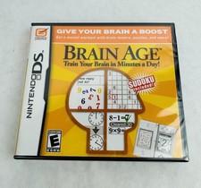 New Nintendo DS BRAIN AGE Nintendo Sealed Game ~ Sealed ~