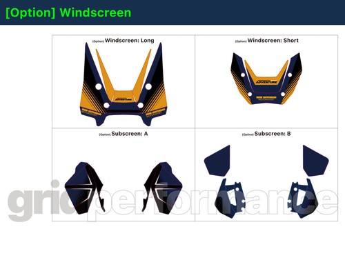 Fairing Decal Vinyl Sticker Kit For BMW R1300GS ADV Adventure Type (11-7) - Picture 5 of 10