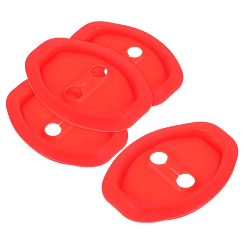 Protectores de pestillo de cerradura de puerta de silicona 4 piezas protectores de pestillo de cerradura de puerta silenciosos - Imagen 8 de 12