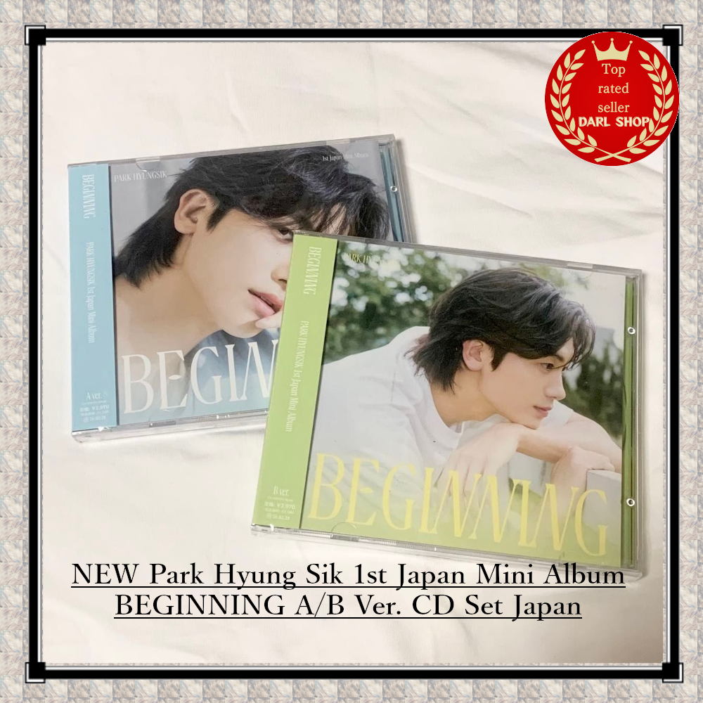 NEW Park Hyung Sik 1st Japan Mini Album BEGINNING A/B Ver. CD Set