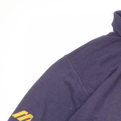 Mizuno Men's Purple Polo Shirt M Logo Design Casual - Picture 5 of 12