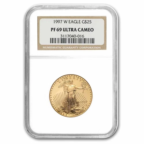 1997-W 1/2 oz Proof American Gold Eagle PF-69 NGC