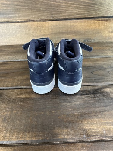 Adidas Forum Mid Legend Tinta Azul Marino y Blanco Tenis Zapatos Hombres Talla 7 GY5790 - Imagen 5 de 10